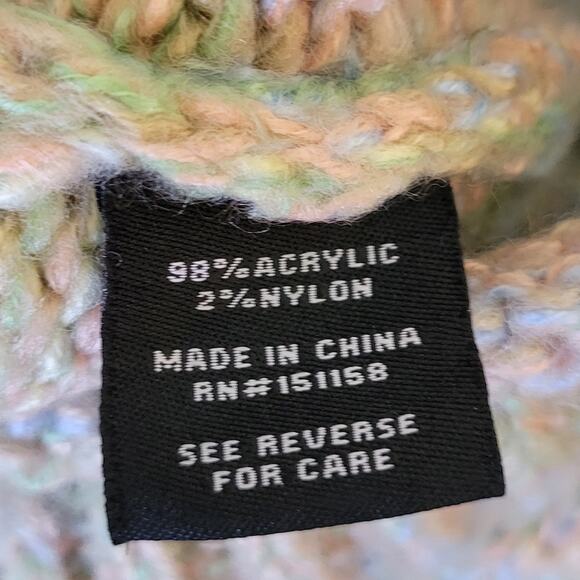 525 AMERICA SPACE DYED MOCK NECK SWEATER Medium - Picture 6 of 6